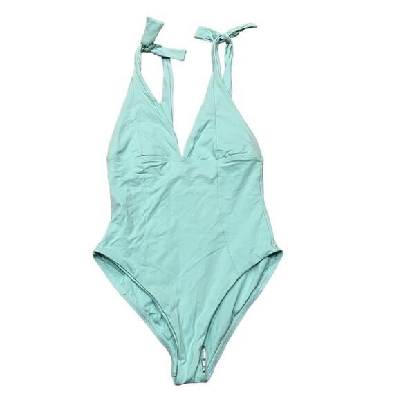 L*Space Isabelle One Piece Swimsuit in Pacifica Blue Women's Size 6 NWOT - Picture 7 of 11